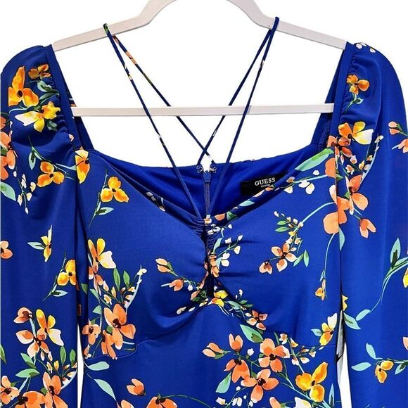 GUESS Women’s Long Sleeve Floral Dress - Picture 5 of 12
